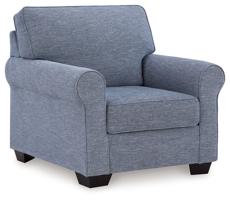 Carissa Manor - Denim - Chair - Tallahassee Discount Furniture (FL)
