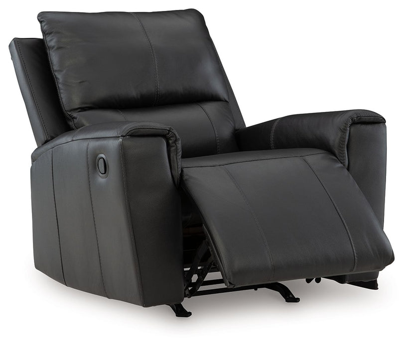 Glossmore - Rocker Recliner - Black - Tallahassee Discount Furniture (FL)