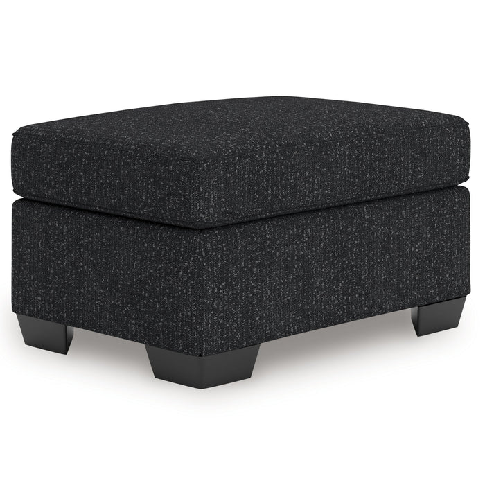 Jasmine Peaks - Ottoman - Coal - Tallahassee Discount Furniture (FL)