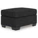 Jasmine Peaks - Ottoman - Coal - Tallahassee Discount Furniture (FL)
