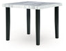 Mervannie - Square Dining Room Counter Table - Gray / Black - Tallahassee Discount Furniture (FL)