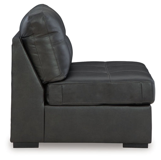 Brindley Pier - Fog - Armless Chair - Tallahassee Discount Furniture (FL)