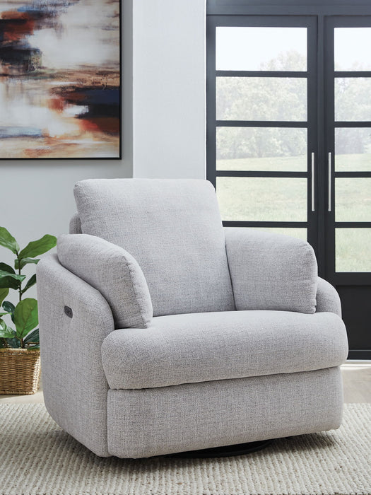 Alainmont Next-Gen Nuvella - Swivel Power Recliner - Tallahassee Discount Furniture (FL)