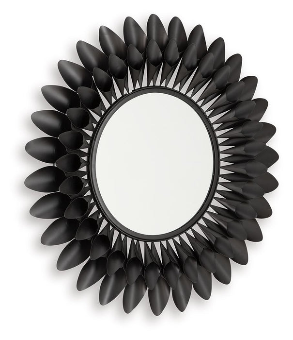Ryenmour - Oil Rubbed Bronze Finish - Accent Mirror - Tallahassee Discount Furniture (FL)