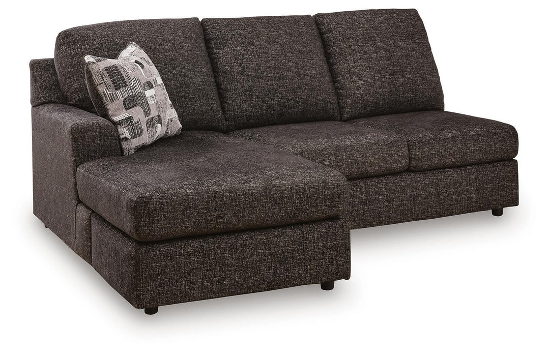 Lentiz - LAF Sofa Chaise - Onyx - Tallahassee Discount Furniture (FL)