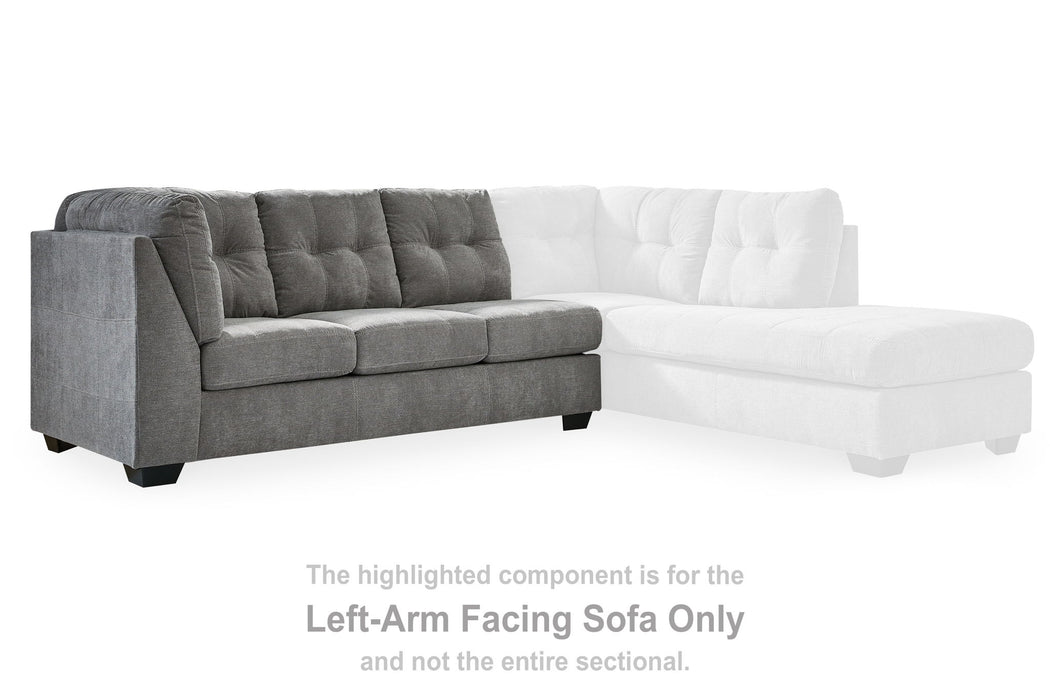 Marleton - Gray - Laf Sofa - Tallahassee Discount Furniture (FL)