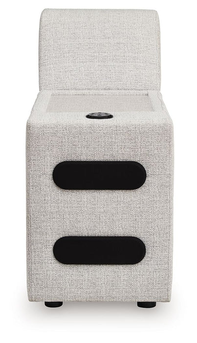 Modmax II - Console With Audio System - Stone - Tallahassee Discount Furniture (FL)