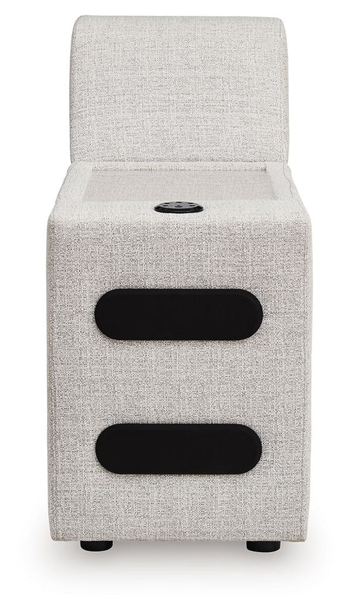 Modmax II - Console With Audio System - Stone - Tallahassee Discount Furniture (FL)