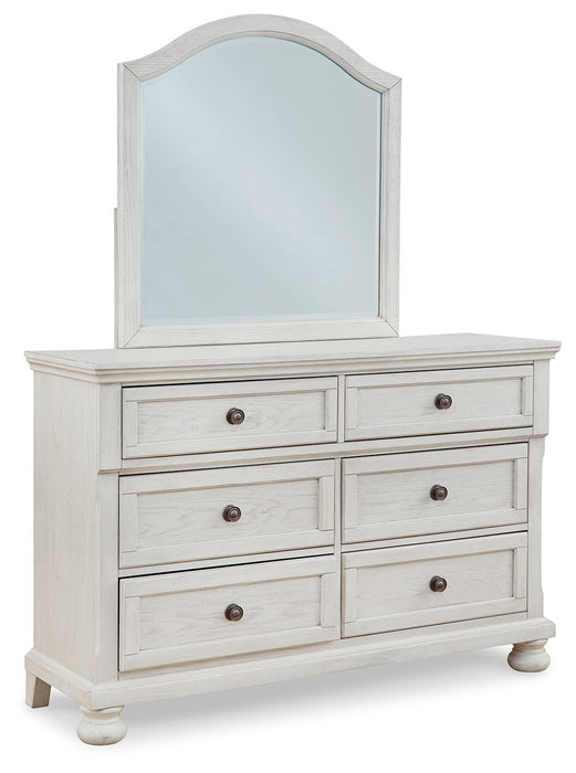 Robbinsdale - Dresser, Mirror - Youth - Antique White - Tallahassee Discount Furniture (FL)