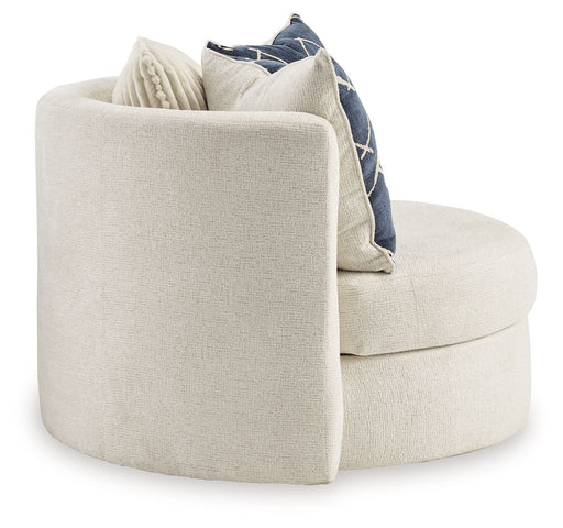 Padova - Ivory - Swivel Accent Chair - Tallahassee Discount Furniture (FL)
