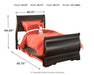 Huey Vineyard - Sleigh Bed - Tallahassee Discount Furniture (FL)