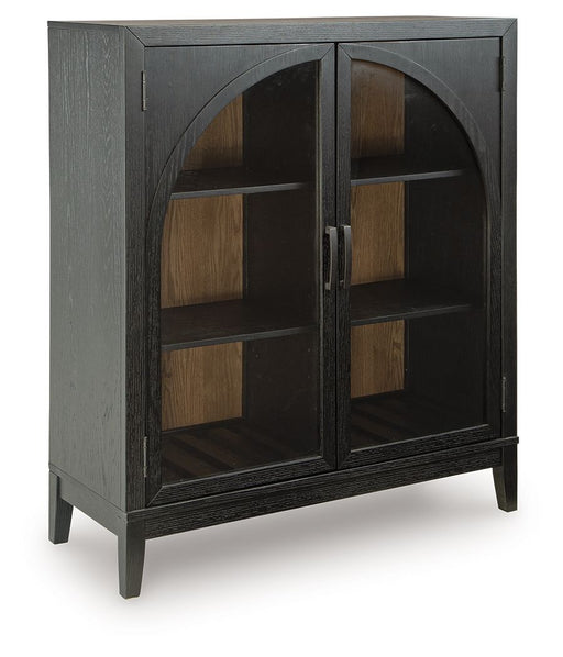 Armenleigh - Black / Brown - Bar Cabinet - Tallahassee Discount Furniture (FL)