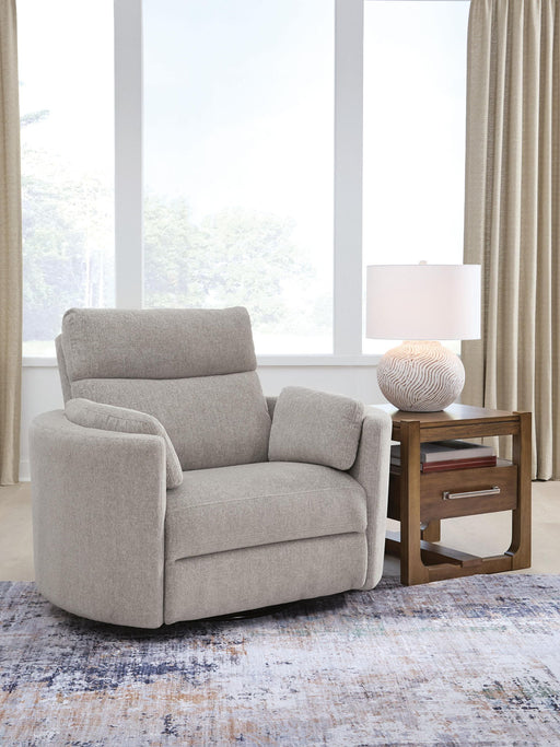 ModMax Luxe - Swivel Glider Power Recliner - Flint - Tallahassee Discount Furniture (FL)