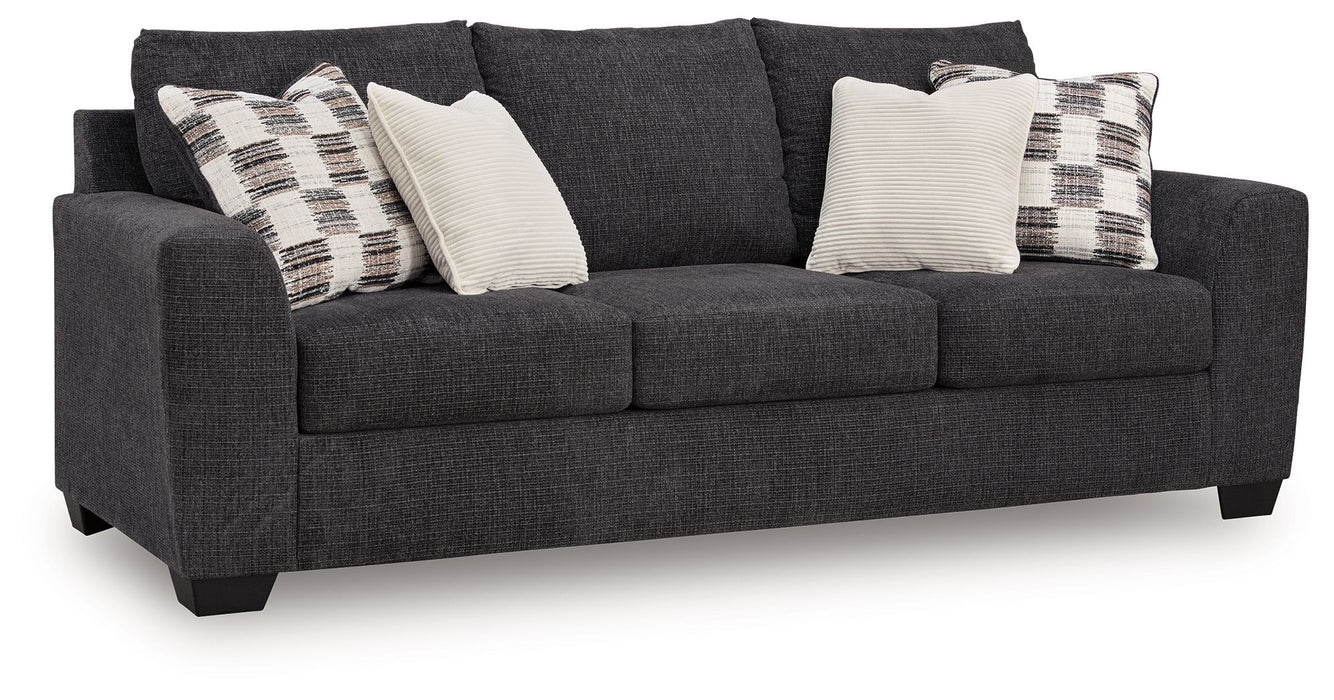 Loreo - Queen Sofa Sleeper - Ebony - Tallahassee Discount Furniture (FL)