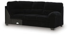 SimpleJoy - RAF Sofa With Corner Wedge - Onyx - Tallahassee Discount Furniture (FL)