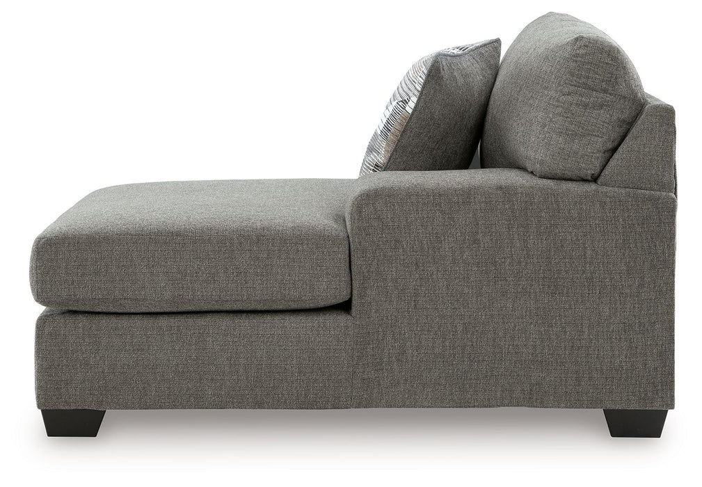 Clarington - RAF Corner Chaise - Greystone - Tallahassee Discount Furniture (FL)