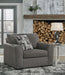 Gardiner - 2 Pc. - Chair And A Half, Ottoman - Pewter - Tallahassee Discount Furniture (FL)
