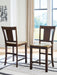 Rylandeen - Barstool (Set of 2) - Light Brown / Dark Brown - Tallahassee Discount Furniture (FL)