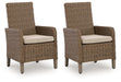 Laguna Heights - Arm Chair With Cushion (Set of 2) - Beige - Tallahassee Discount Furniture (FL)