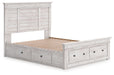 Makidern - Panel Storage Bed With 2 Under Bed Storage Units - Tallahassee Discount Furniture (FL)