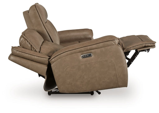 Glencroft - Power Reclining Sofa With Adjustable Headrest - Sahara - Tallahassee Discount Furniture (FL)