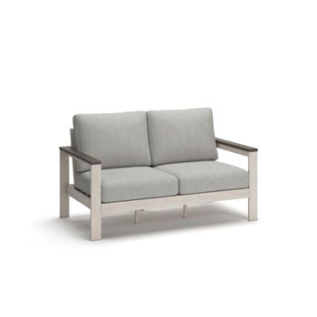 Vista Highlands - Loveseat With Cushion - Brown / White - Tallahassee Discount Furniture (FL)