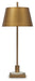 Fritzburn - Gold Finish / White - Metal Table Lamp - Tallahassee Discount Furniture (FL)