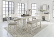 Robbinsdale - Rectangular Counter Height Dining Extension Table Set - Tallahassee Discount Furniture (FL)