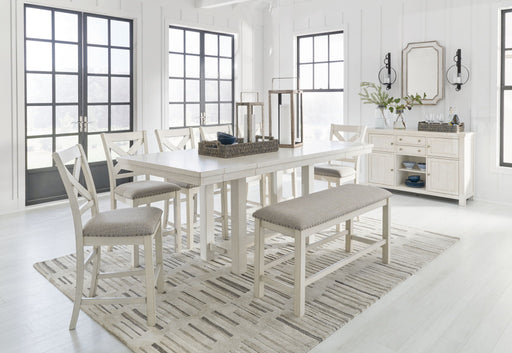 Robbinsdale - Rectangular Counter Height Dining Extension Table Set - Tallahassee Discount Furniture (FL)