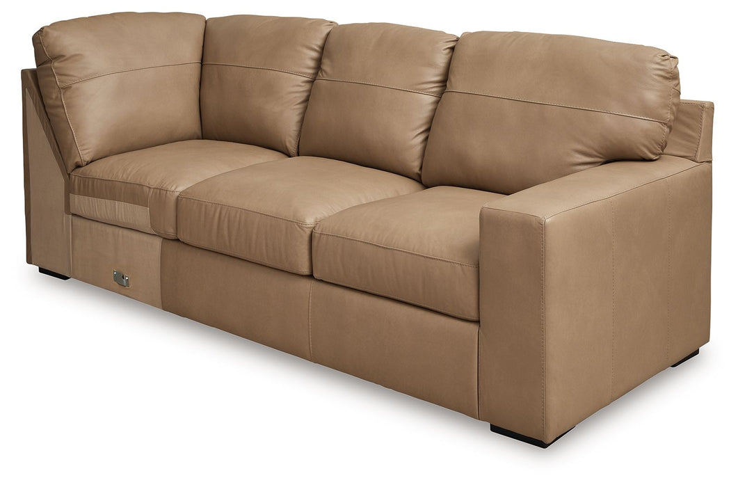 Bandon - Toffee - Raf Sofa With Corner Wedge - Tallahassee Discount Furniture (FL)