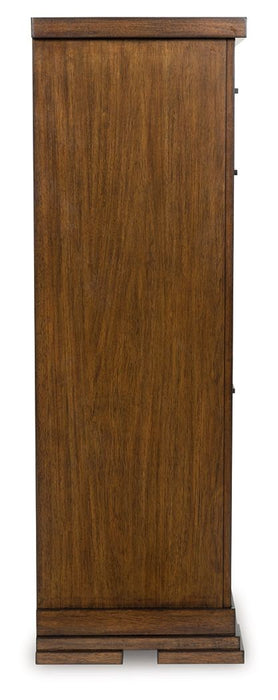 Taffenbrook - Medium Brown - Five Drawer Chest - Tallahassee Discount Furniture (FL)