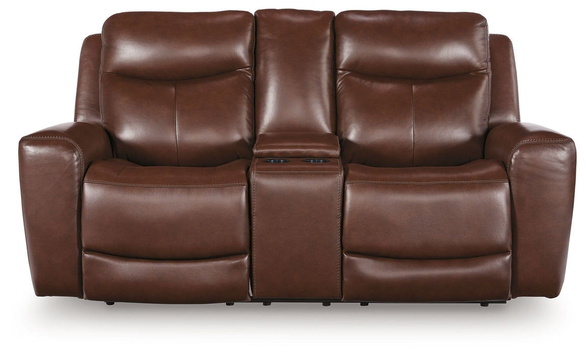 Next Move - Power Reclining Loveseat With Console / Adjustable Headrest - Tallahassee Discount Furniture (FL)