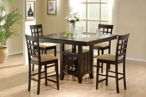 Gabriel 5-piece Square Counter Height Dining Set Cappuccino image