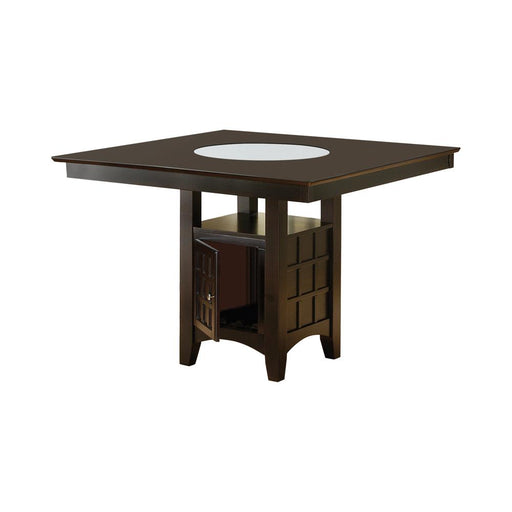 Gabriel Square Counter Height Dining Table Cappuccino image