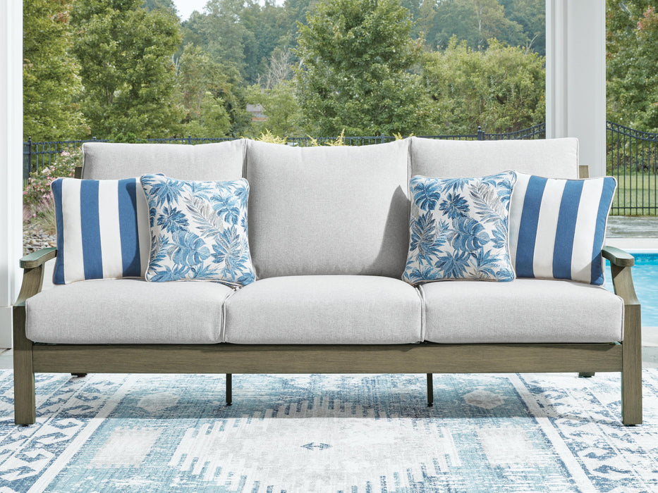 Rainier Ranch - Sofa With Cushion - Brown / Beige - Tallahassee Discount Furniture (FL)