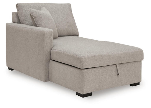 ModMax Luxe - LAF Corner Chaise With Storage - Flint - Tallahassee Discount Furniture (FL)