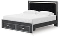 Zuraleus - Upholstered Panel Platform Storage Bed - Tallahassee Discount Furniture (FL)
