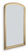 Fintan - Gold Finish - Floor Mirror - Tallahassee Discount Furniture (FL)
