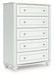 Kozlani - Five Drawer Chest - White - Tallahassee Discount Furniture (FL)