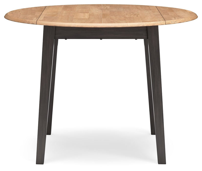 Gesthaven - Round Dining Room Drop Leaf Table Set - Tallahassee Discount Furniture (FL)