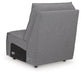 Modmax II - Armless Chair - Salt And Pepper - Tallahassee Discount Furniture (FL)