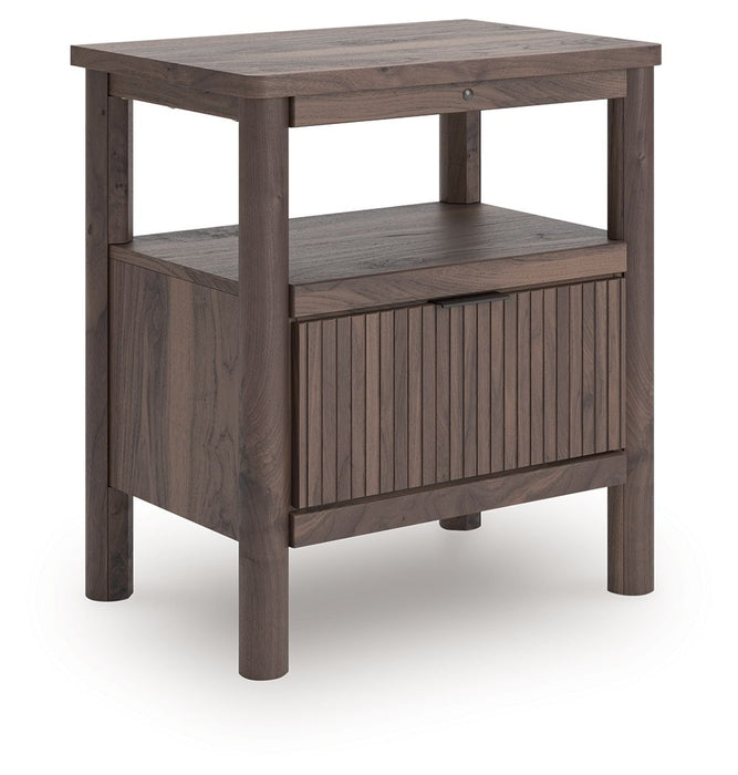 Pamytta - One Drawer Night Stand - Brown - Tallahassee Discount Furniture (FL)