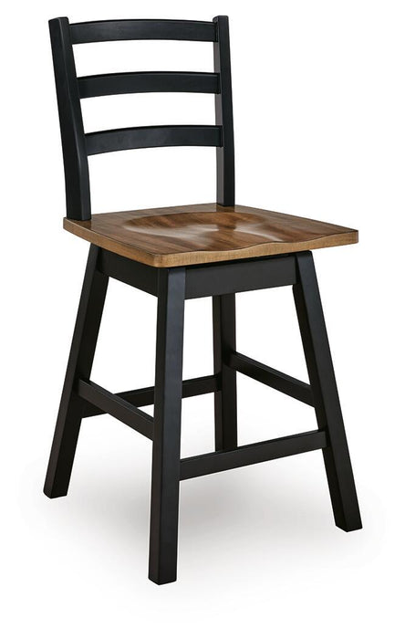 Wildenauer - Swivel Stool (Set of 2) - Tallahassee Discount Furniture (FL)