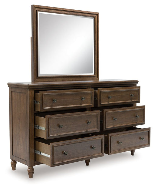 Sturlayne - Brown - Dresser And Mirror - Tallahassee Discount Furniture (FL)