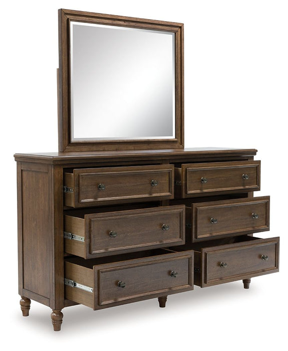 Sturlayne - Brown - Dresser And Mirror - Tallahassee Discount Furniture (FL)