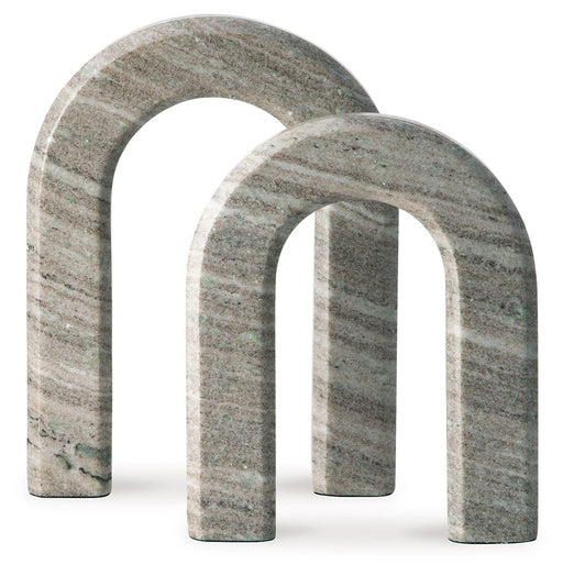 Keithton - Taupe - Sculpture Set (Set of 2) - Tallahassee Discount Furniture (FL)