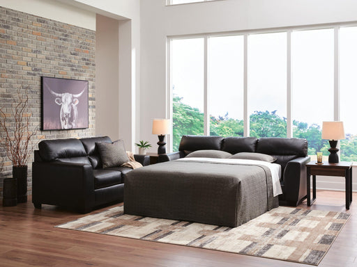 Glennbre - Queen Sofa Sleeper - Midnight - Tallahassee Discount Furniture (FL)