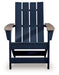 East Beach - Adirondack Chair - Black / Beige - Tallahassee Discount Furniture (FL)