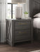 Vonitta Bay - Two Drawer Night Stand - Dark Brown - Tallahassee Discount Furniture (FL)