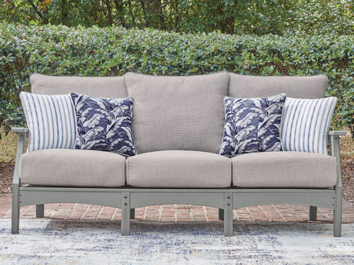Cove Beach - Sofa With Cushion - Gray - Tallahassee Discount Furniture (FL)